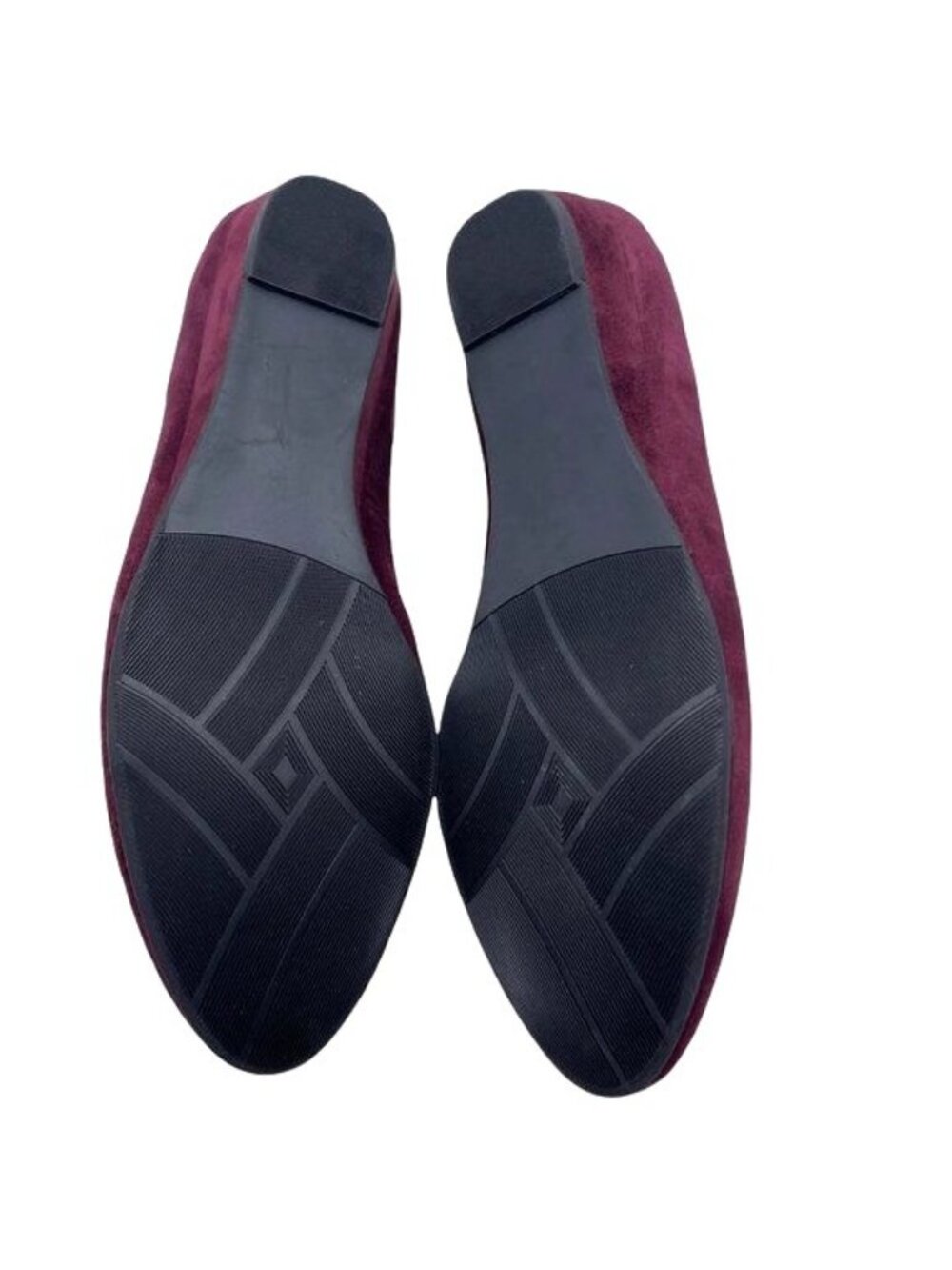 RTL ARRAY Echo Wedge Slip-On Ballet Shoes - Wine Suede Leather- Size 7.5 - Picture 8 of 14